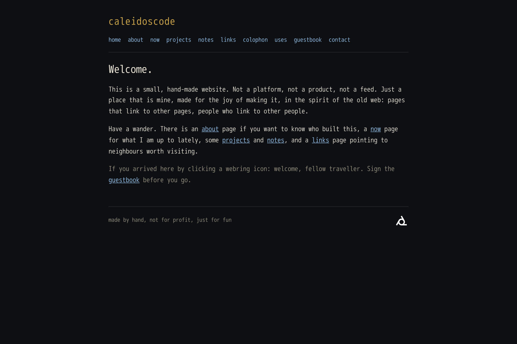 caleidoscode